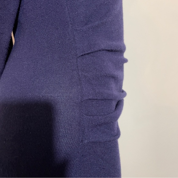 Pullover Factory Navy Sweater Dress Size: Extra Small - Picture 4 of 16